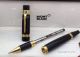 New Montblanc Replica Rollerball Pen Gold Clip - Black Resin (4)_th.jpg